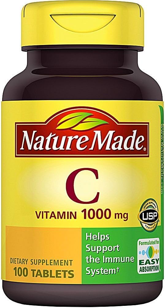 Nature Made Vitamina C 1000 mg, 100 Cápsulas