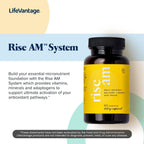 LifeVantage Rise AM - Suplemento Multinutriente Avanzado con Timewise Nutrient Delivery (60 comprimidos)