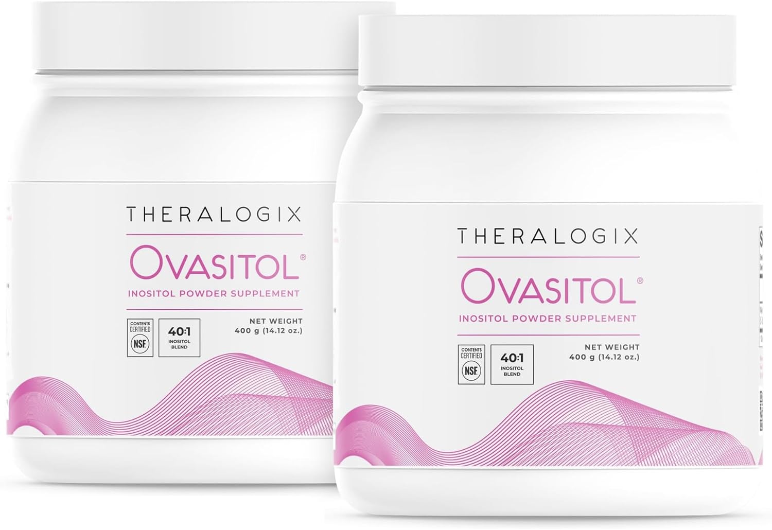 Theralogix Ovasitol Polvo de Inositol - Suministro para 180 Días - Myo-Inositol y D-Chiro Inositol 40:1