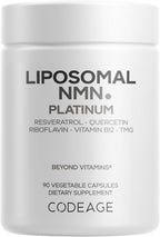 Codeage Liposomal NMN Platinum - 500 mg de NMN, Resveratrol y Quercetina