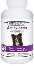Vet Classics Coenzyme Q-10 Antioxidant for Dogs - 120 Chewable Tablets