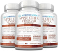 Approved Science Cápsulas de Vinagre de Manzana con 'The Mother' y BioPerine – 1600 mg – Vegano, No-GMO – 60 Cápsulas (Pack de 3)