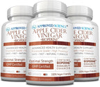 Approved Science Vinagre de Manzana en Cápsulas con 'The Mother' y BioPerine – 1600 mg – 60 Cápsulas