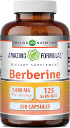 Amazing Formulas Berberine 500mg por ración - 250 Cápsulas