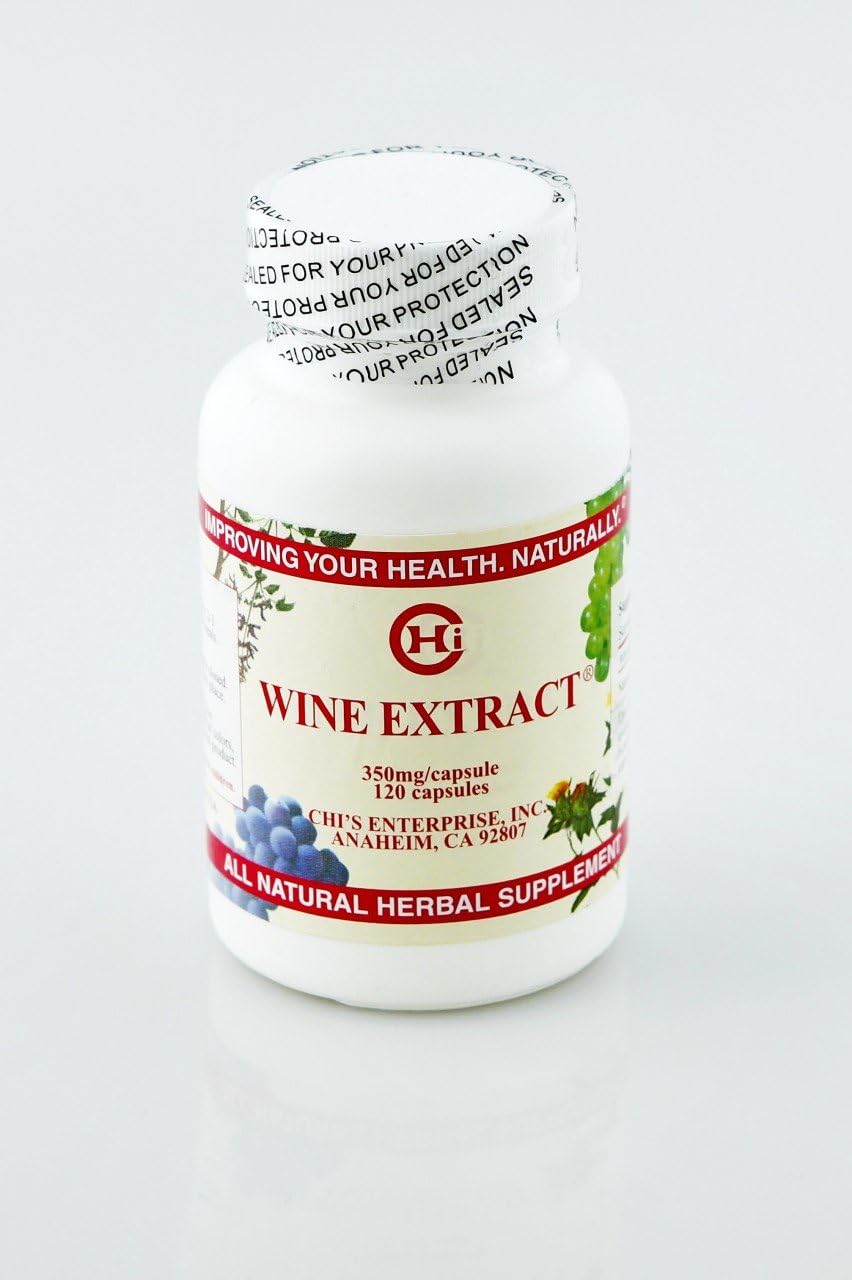 Chi's Enterprise Wine Extract, 120 Cápsulas
