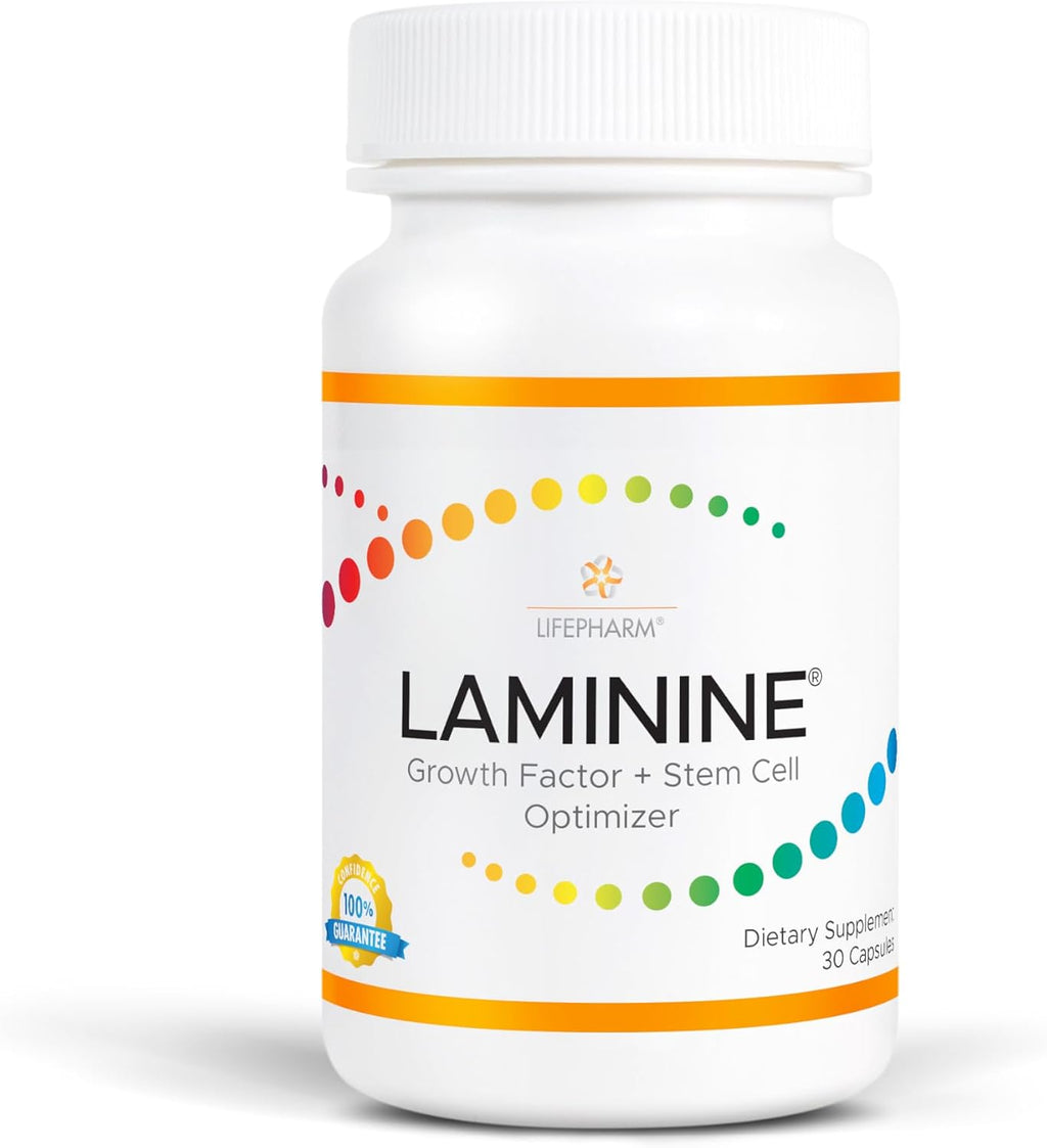 Lifepharm Laminine - Complemento Alimenticio de Apoyo Celular, 30 Cápsulas