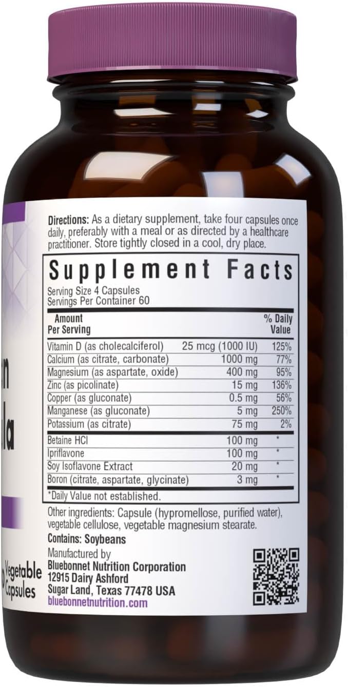 Bluebonnet Super Boron Bone Formula - 240 Vegetable Capsules