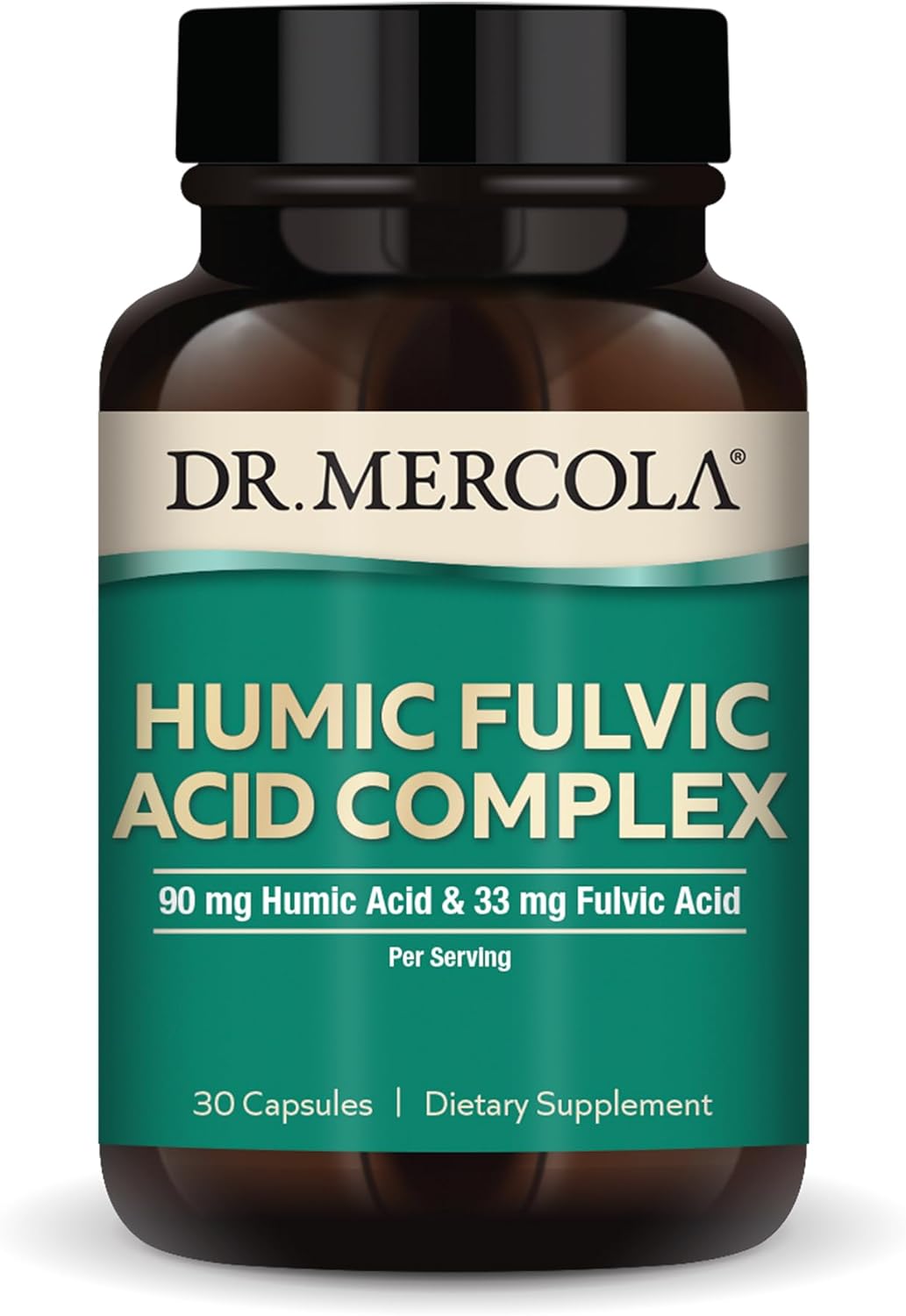 Dr. Mercola Complejo de Ácido Húmico y Fúlvico - 30 Cápsulas