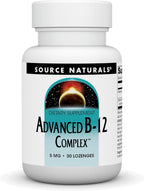 Source Naturals Complejo B12 Avanzado 5 mg – 60 Pastillas