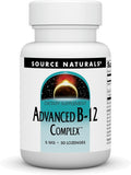 Source Naturals Advanced B-12 Complex, 5 mg - 30 Pastillas