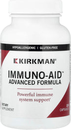 Kirkman - Immuno-Aid Advanced Formula - 120 Capsules - Immune Support - Potent Exclusive Blend - Hypoallergenic