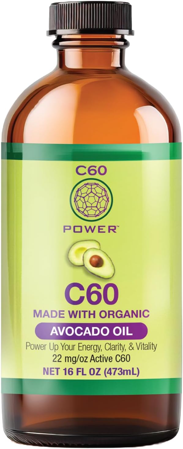 C60 Power en Aceite de Aguacate Orgánico - 473 ml