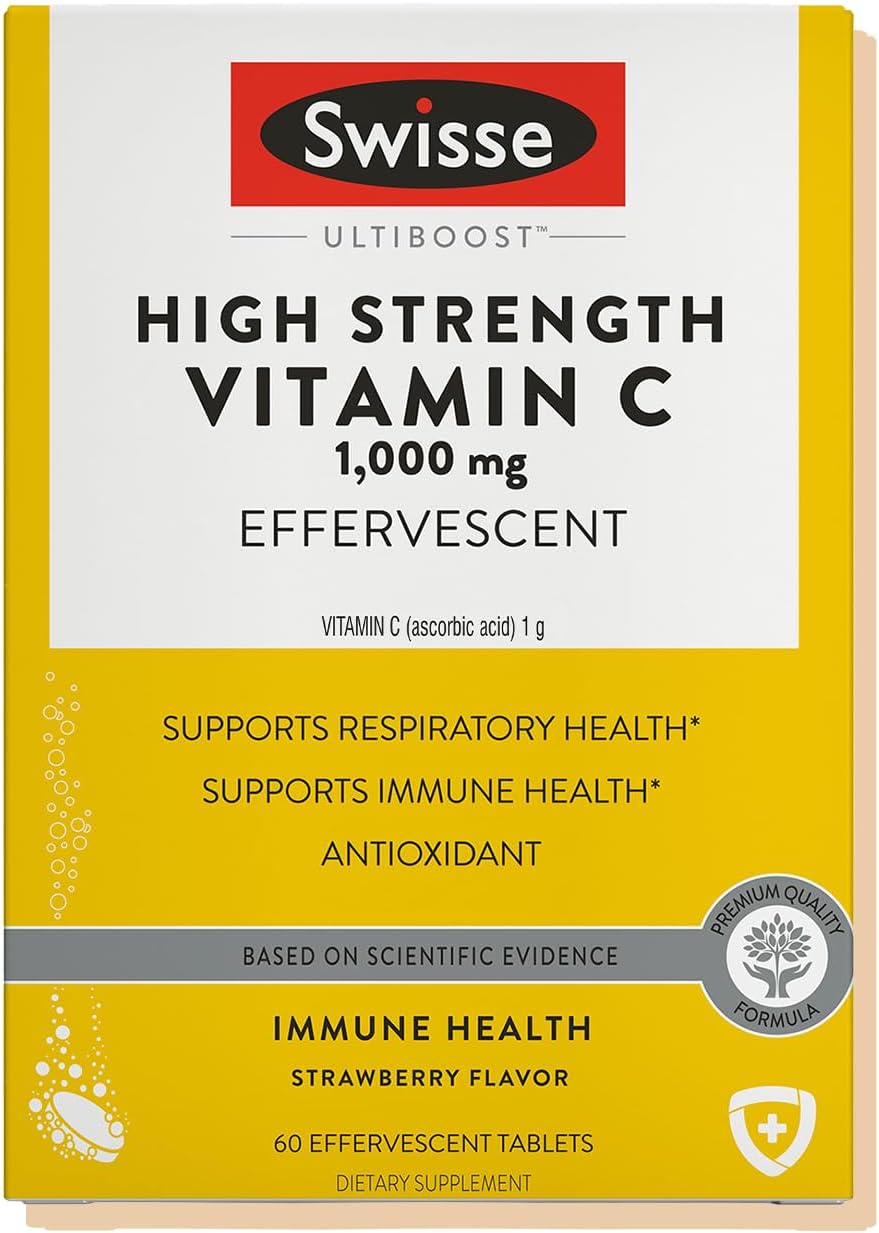 Swisse Vitamina C 1000mg Efervescente - 60 Tabletas