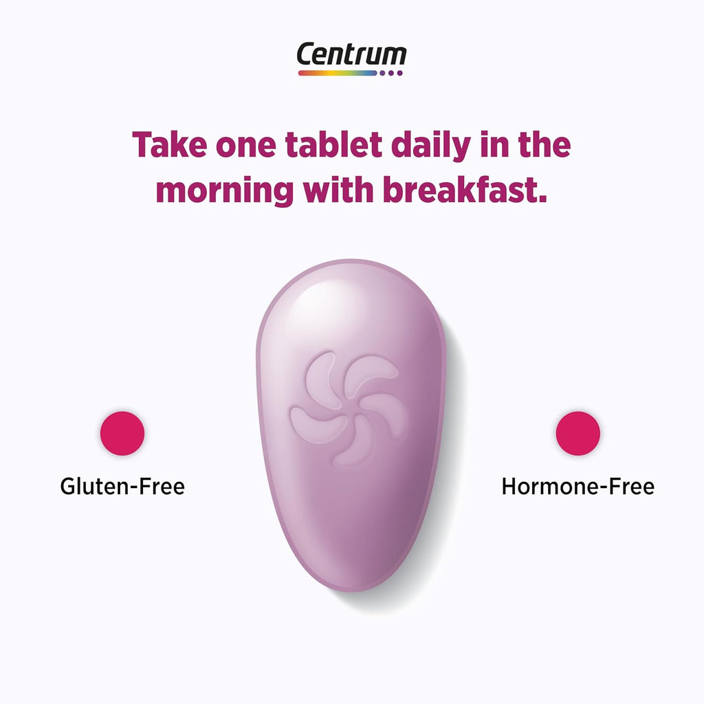 Centrum Menopausia Apoyo Sofocos Multivitamínico Completo con geniVida, 30 Comprimidos