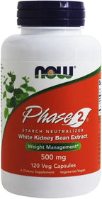 NOW Foods Phase 2 500 mg 120 Cápsulas