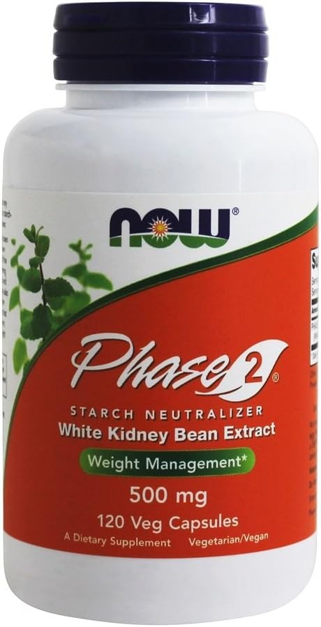 NOW Foods Phase 2 500 mg 120 Cápsulas