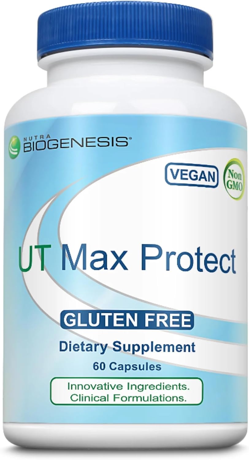 UT Max Protect - D-Mannose & Cranberry Supplement for Urinary Tract Health (60 Capsules)