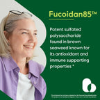 BESTVITE Fucoidan Extract 500mg (Estandarizado al 85% de Fucoidan) - 120 Cápsulas Vegetales