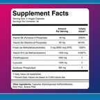 Divine Health Brain Zone Basic | Complejo de Vitaminas B Activas, Trimetilglicina y Curcumina | 120 Cápsulas