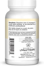 Maxi Health Triple B Lozenges - Complejo B con B12, B6 y Biotina - Sabor Fresa - 180 Pastillas - Kosher
