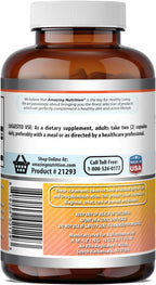 Amazing Formulas Berberine 500mg por ración - 250 Cápsulas