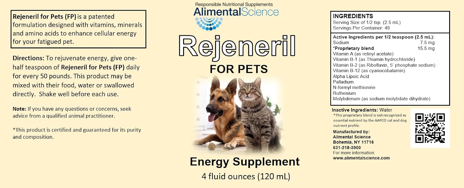 Rejeneril-FP 118 ml – Complemento Líquido para Perros y Gatos con LAMC