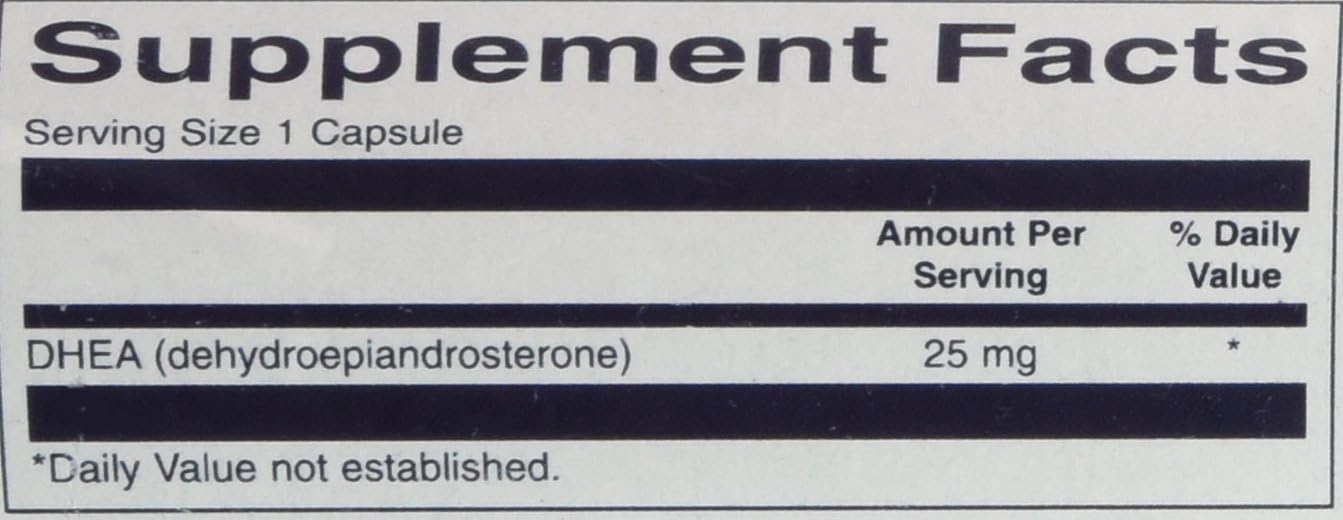Swanson DHEA 25 mg 120 Cápsulas