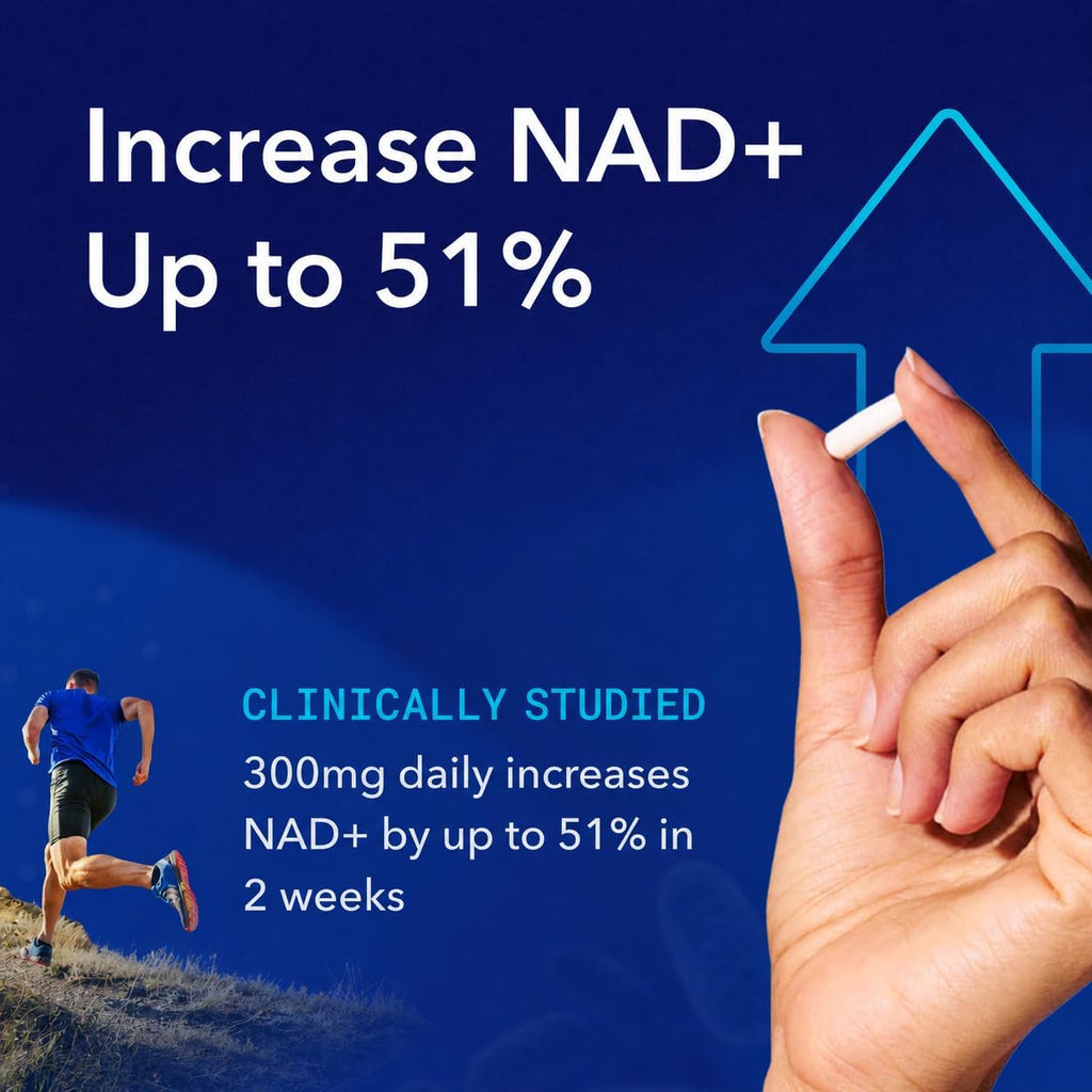 TRU NIAGEN Suplemento de NAD+, 60 cápsulas de 300 mg - Nicotinamida Ribósido
