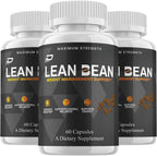 Lean Bean Cápsulas – Fórmula Avanzada, Complemento Alimenticio de Máxima Potencia, 180 Cápsulas (3 Envases)