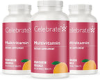 Celebrate Vitamins Multivitamínico Bariátrico Masticable Sin Hierro - Sabor Uva (180 Comprimidos)