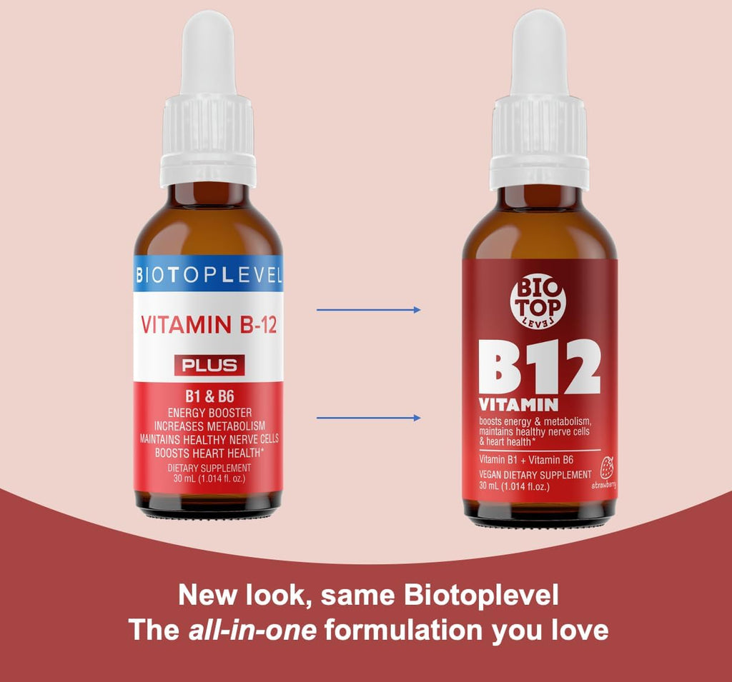 Vitamina B12 Sublingual Gotas (5000 mcg) con B1 y B6 - Fórmula de Rápida Absorción