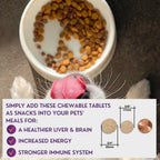 Comprehensive Liver Supplement (2 Pack - 60ct), Combining SAMe, SPC, Silybin A+B, Glutathione, Chew Tabs for Dogs 30Ct (2X Small - Medium)
