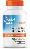 Doctor's Best Complejo B Activo Metilado - 60 Cápsulas Vegetales