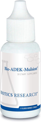 BIOTICS RESEARCH Bio ADEK Mulsion - Emulsión de Vitaminas A, D, E, K2, 30 ml