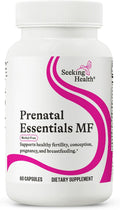Seeking Health Prenatal Essentials MF - Vitaminas prenatales sin metilados, 60 cápsulas