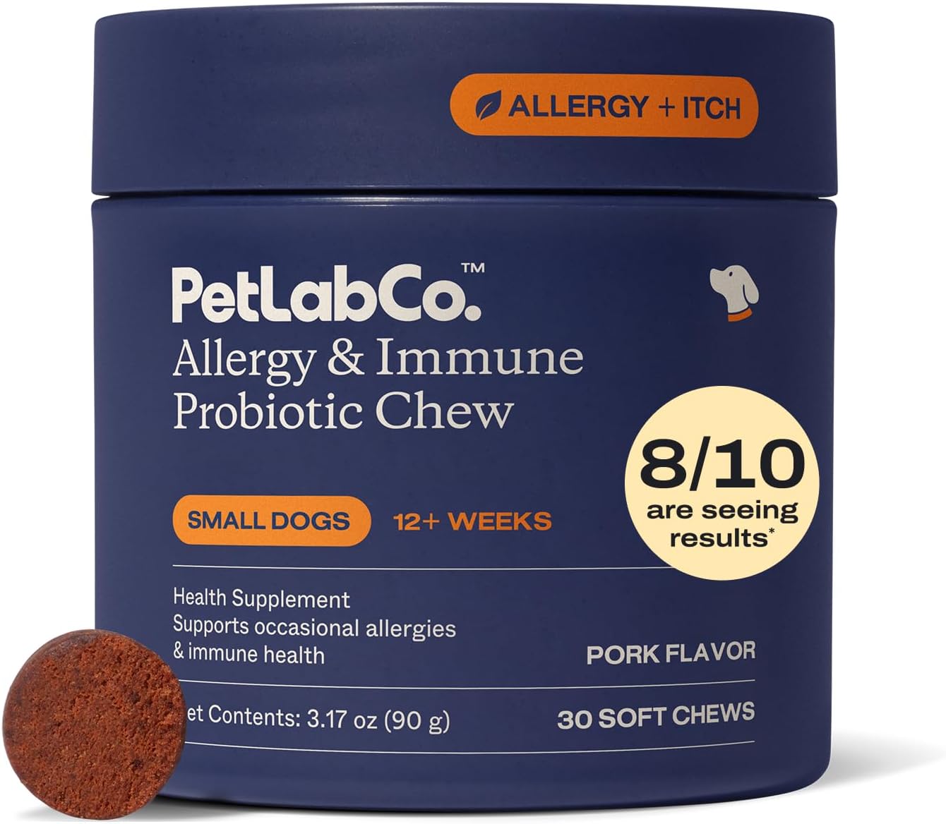 PetLab Co. Probióticos Diarios para Perros - Apoyo para Alergias Estacionales y Salud Digestiva