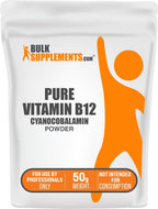 Vitamina B12 Pura en Polvo - Cianocobalamina, 50 g