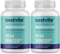 BESTVITE Benfotiamina 150mg (240 Cápsulas Vegetarianas) - Sin Estearatos - Sin Dióxido de Silicio - Vegano - Sin OGM - Sin Gluten