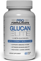 Glucan Elite – Beta 1,3D Glucano 500mg 60 cápsulas (Paquete de 3)