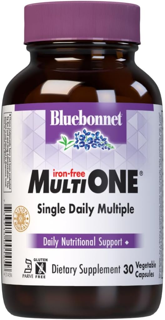 Bluebonnet Nutrition Multi ONE (Iron-Free) - 30 Vegetable Capsules