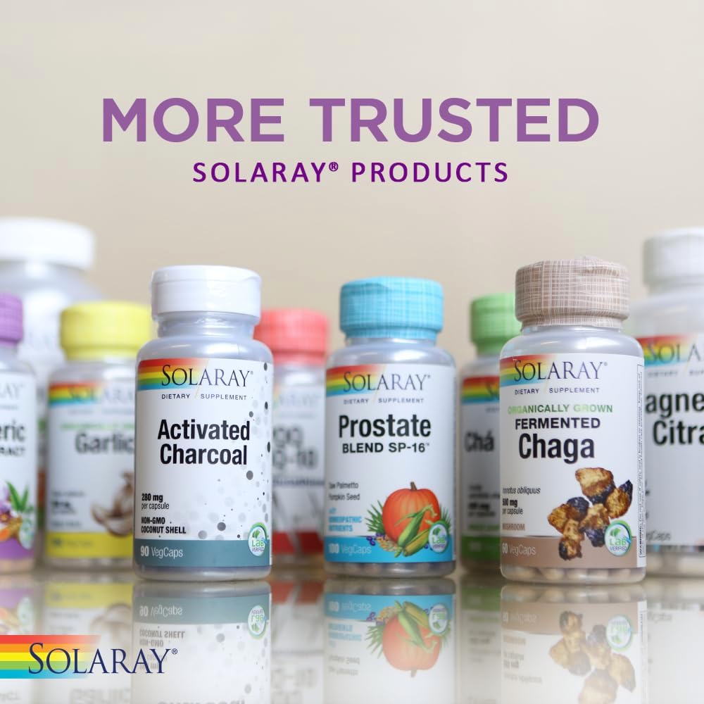 SOLARAY Extracto de Melón Amargo 500mg con 5% de Principios Amargos - 60 Cápsulas Vegetales