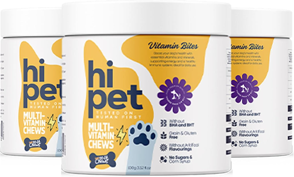 Hi Pet Multivitamin Bites para Perros - Masticables Blandos