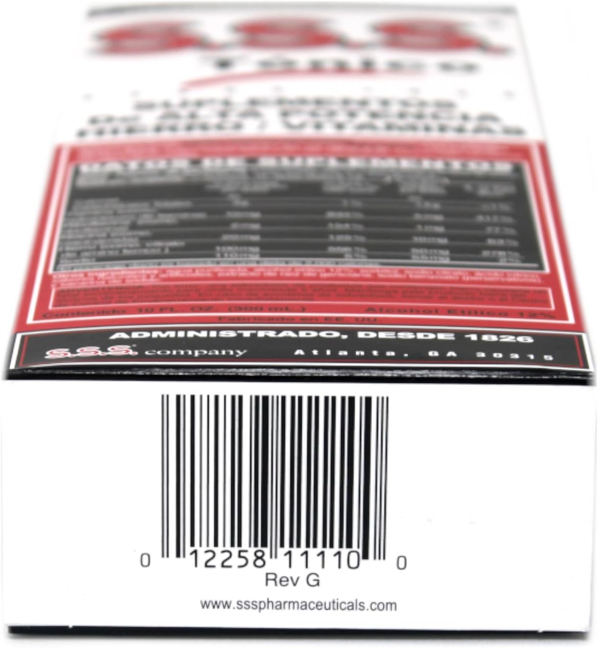 SSS Tonic Complejo Vitamínico con Hierro - Pack de 3 Botellas de 295 ml