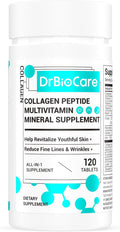 DrBioCare Colágeno para Mujeres: Suplemento de Belleza con Vitaminas y Minerales