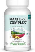 Maxi Health Complejo B-50 - 100 Cápsulas