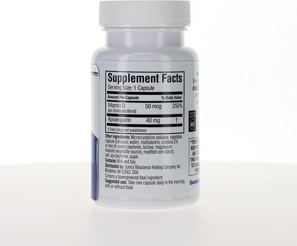 Prevagen Professional Formula - 30 Cápsulas (1 Mes de Suministro) con 40mg de Apoaequorina y Vitamina D3