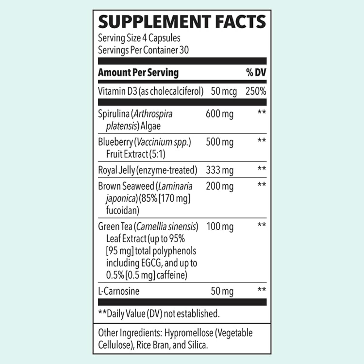 LifeSeasons Stem Boost-R – Apoyo Celular con Antioxidantes – 120 Cápsulas