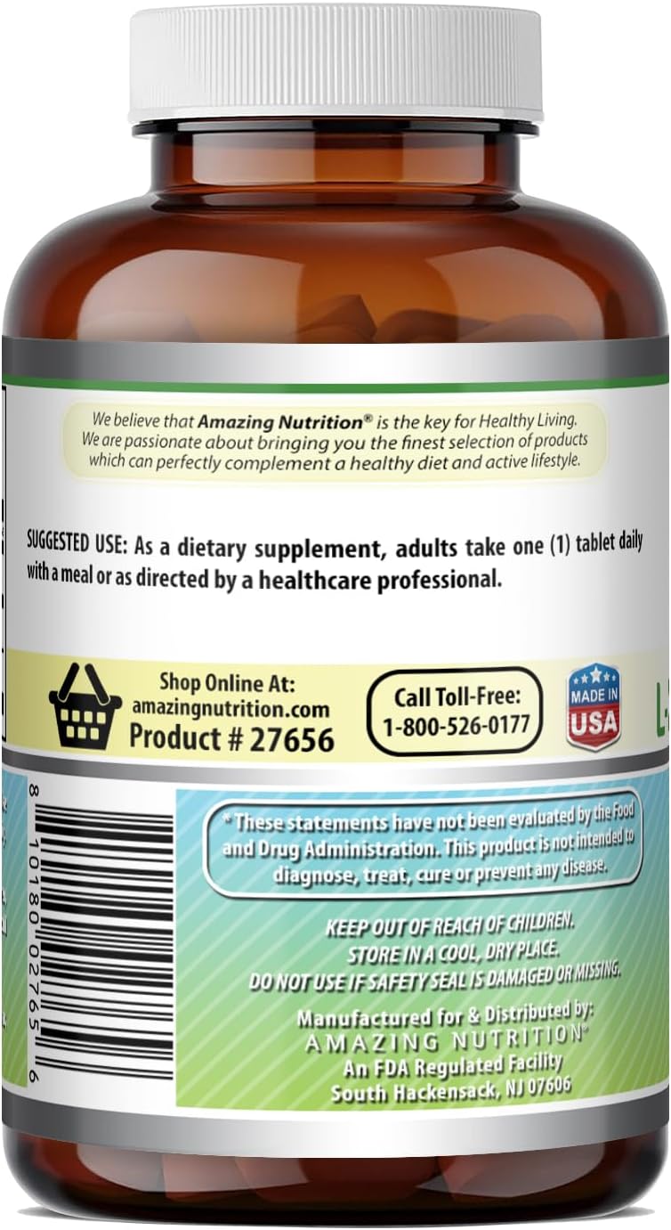 Amazing Formulas L-Arginina/L-Citrulina Complex 1000 mg, 120 tabletas