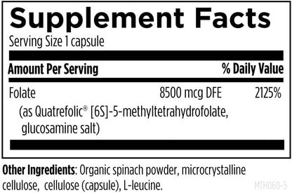 Designs for Health L-5-MTHF - Metilfolato – Embarazo: Contribuye al desarrollo saludable del feto. – Image 3