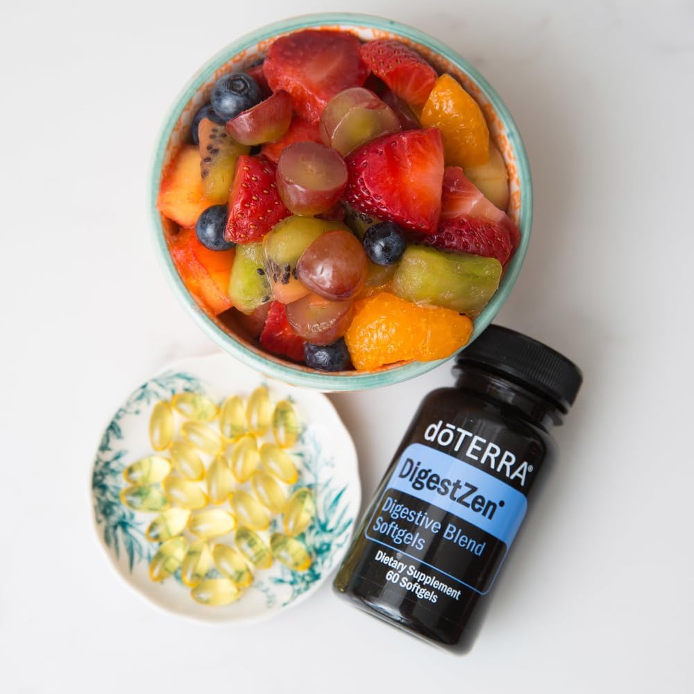 Cápsulas blandas doTERRA DigestZen, 60 unidades (paquete de 2)